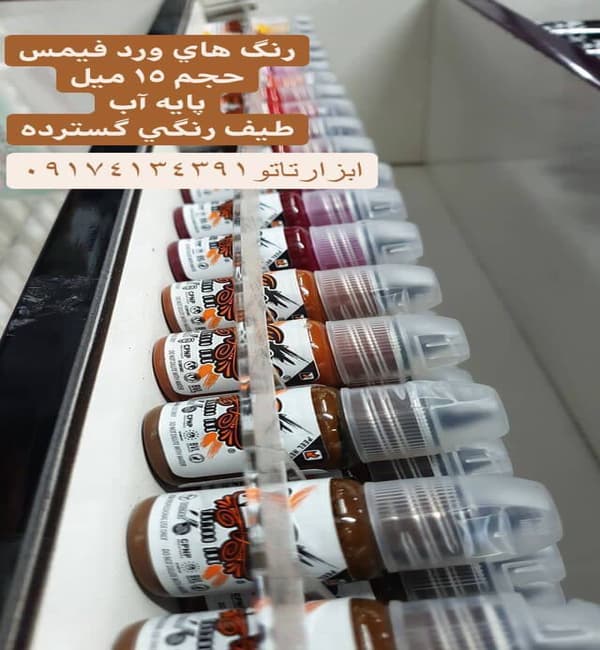 قیمت رنگ تاتو اورجینال ورد فیمس در تهران